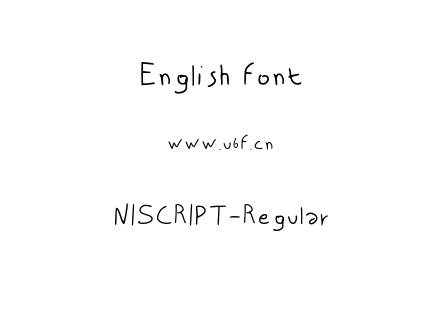 NISCRIPT-Regular.otf下载