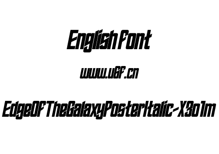 EdgeOfTheGalaxyPosterItalic-X3o1m.otf