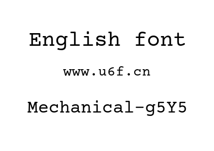 Mechanical-g5Y5.otf