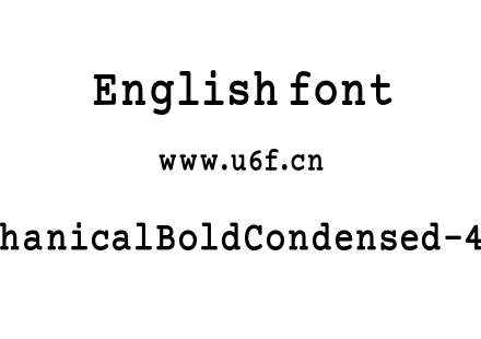 MechanicalBoldCondensed-4MA6.otf