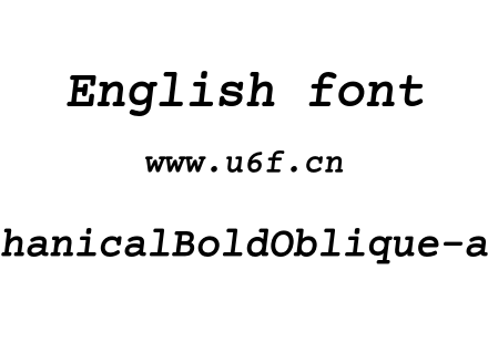 MechanicalBoldOblique-aOlo.otf