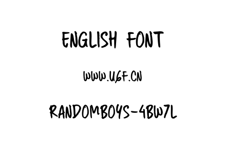 RandomBoys-4BW7l.otf