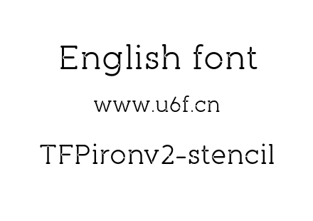 TFPironv2-stencil.otf