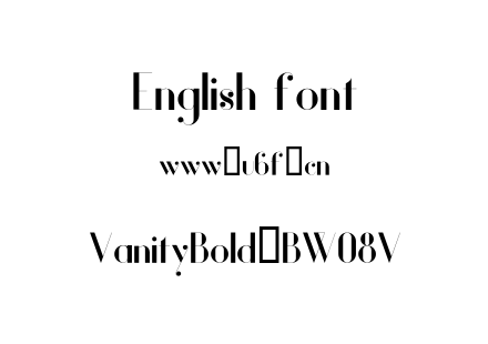 VanityBold-BW08V.otf