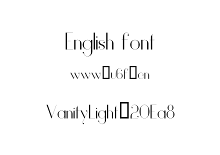 VanityLight-2OEa8.otf