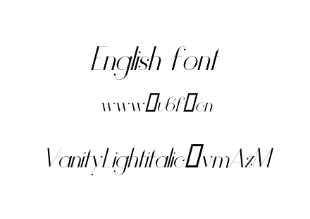 VanityLightitalic-vmAzM.otf