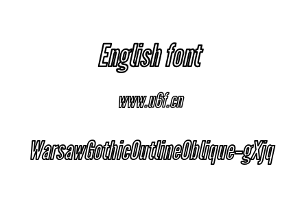 WarsawGothicOutlineOblique-gXjq.otf
