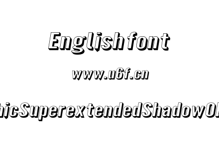 WarsawGothicSuperextendedShadowOblique-O