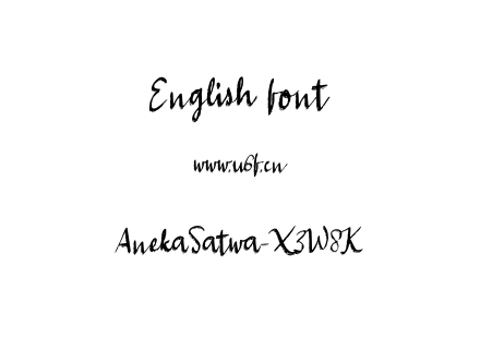 AnekaSatwa-X3W8K.otf下载