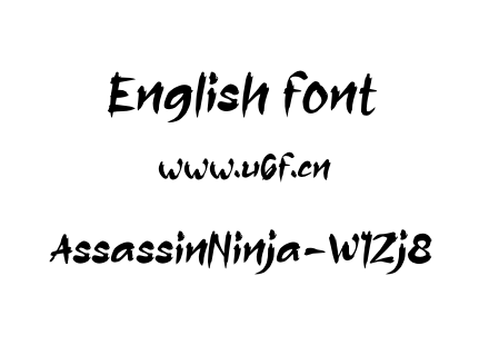 AssassinNinja-W12j8.otf下载