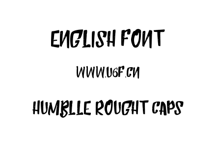 Humblle Rought Caps.otf下载
