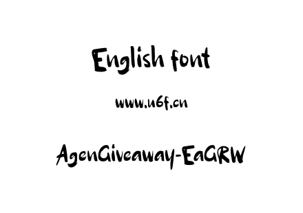 AgenGiveaway-EaGRW.otf下载