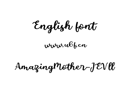 AmazingMother-JEVll.otf下载