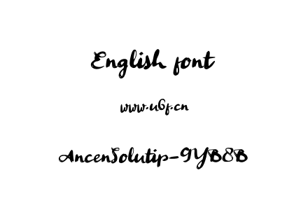 AncenSolutip-9YB8B.otf下载