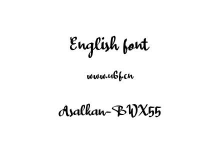 Asalkan-BWX55.otf下载