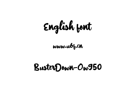 BusterDown-Ow950.otf下载