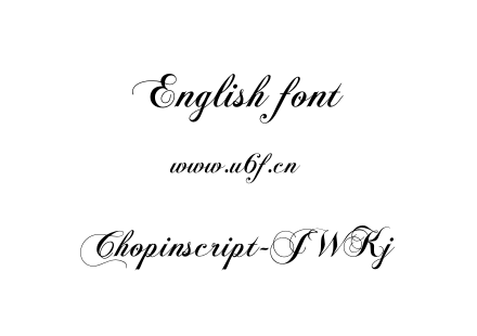 Chopinscript-JWKj.otf下载