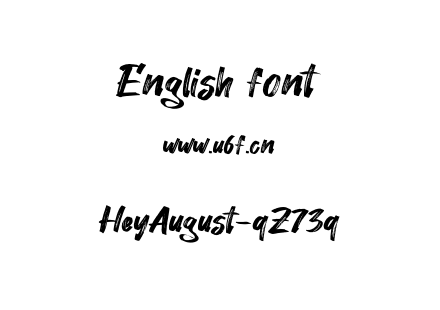 HeyAugust-qZ73q.otf下载