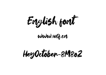 HeyOctober-8M8oZ.otf下载