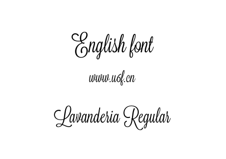 Lavanderia Regular.otf下载