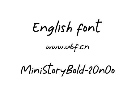 MiniStoryBold-2OnOo.otf下载