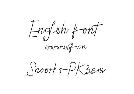 Snoorks-PK3em.otf下载