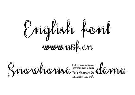 Snowhouse_demo.otf下载