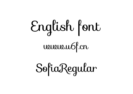 SofiaRegular.otf下载