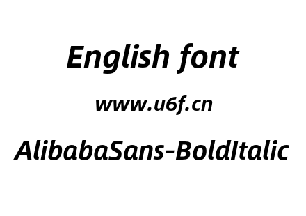 AlibabaSans-BoldItalic.otf