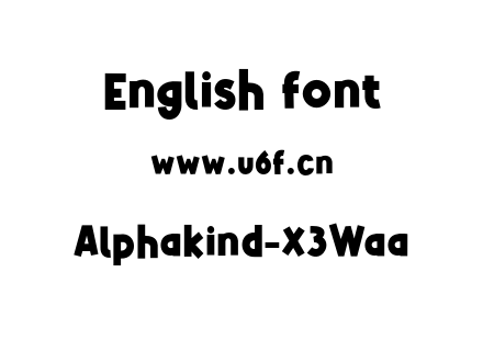 Alphakind-X3Waa.otf