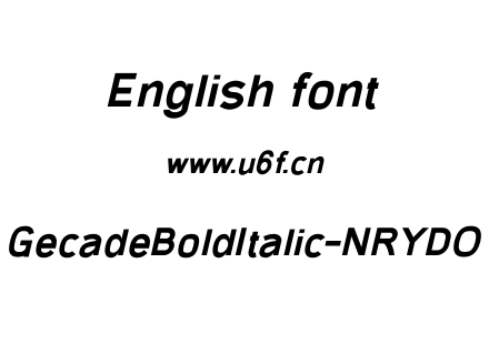 GecadeBoldItalic-NRYDO.otf