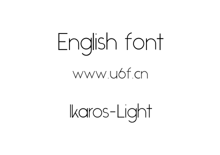 Ikaros-Light.otf