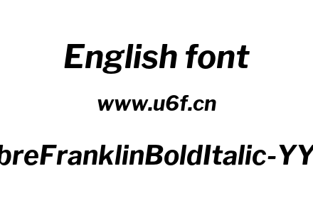 字体-LibreFranklinBoldItalic-YY4j.otf