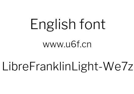 LibreFranklinLight-We7z.otf