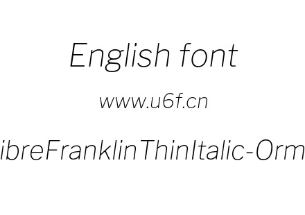 LibreFranklinThinItalic-OrmB.otf