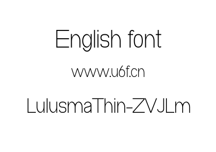 LulusmaThin-ZVJLm.otf