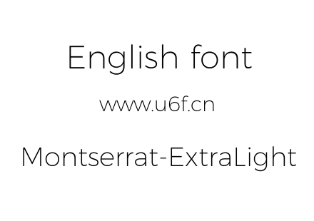 字体-Montserrat-ExtraLight.otf