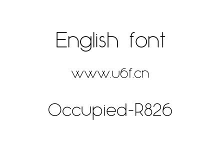 Occupied-R826.otf