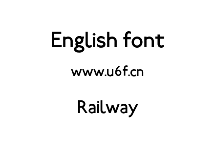 字体-Railway.otf