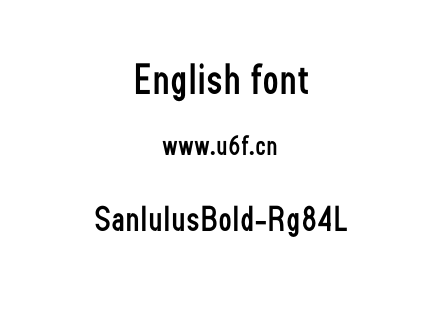 SanlulusBold-Rg84L.otf