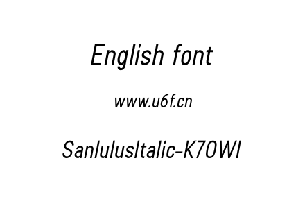 SanlulusItalic-K7OWl.otf