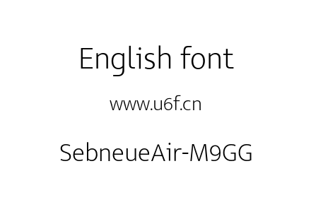 SebneueAir-M9GG.otf