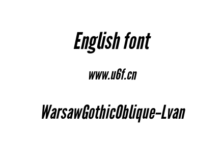 WarsawGothicOblique-Lvan.otf