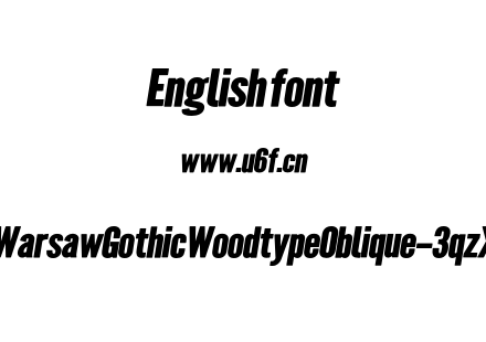 WarsawGothicWoodtypeOblique-3qzX.otf