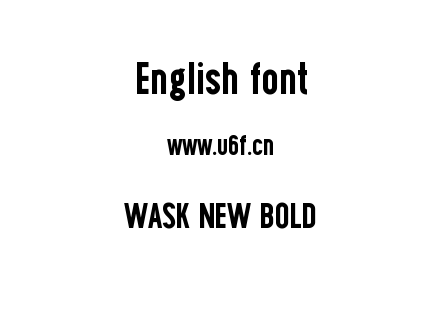 WASK NEW BOLD.OTF
