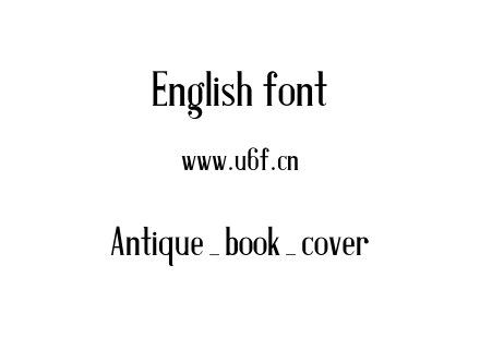 Antique_book_cover.otf下载