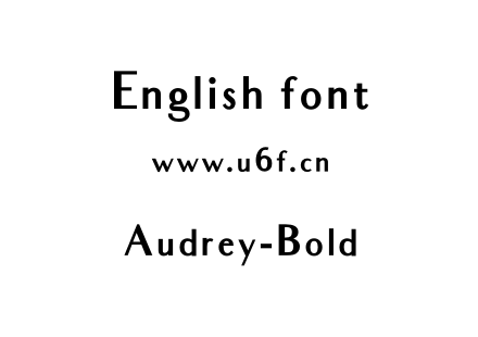 Audrey-Bold.otf下载