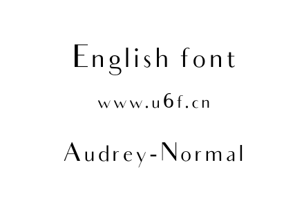 Audrey-Normal.otf下载