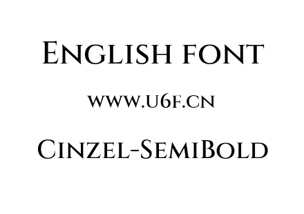 Cinzel-SemiBold.otf下载
