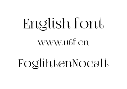 FoglihtenNocalt.otf下载
